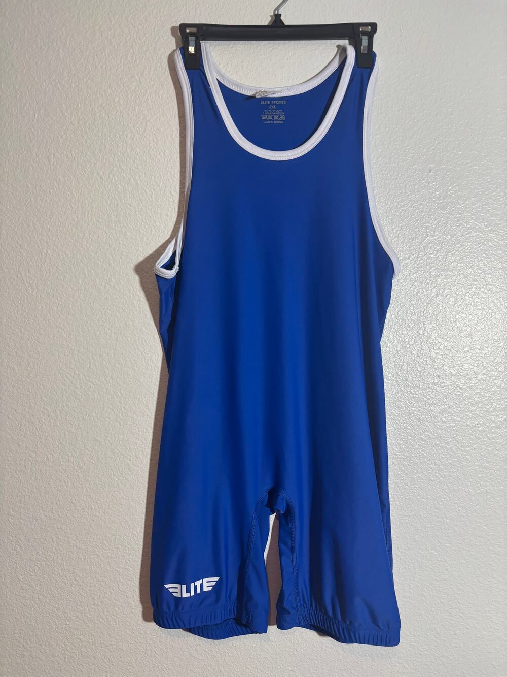 Elite Sports Men's Size 2XL Wrestling Singlet One-Piece Compression Ergonomic